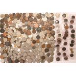 Miscellaneous 19th c and pre-decimal United Kingdom and foreign coins