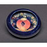 A Moorcroft Pomegranate ashtray, 1928-1939, 11cm diam, impressed marks Good condition