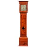 An English yew wood thirty hour longcase clock, Thos Haden Rowley, early 18th c, the case 20th c,