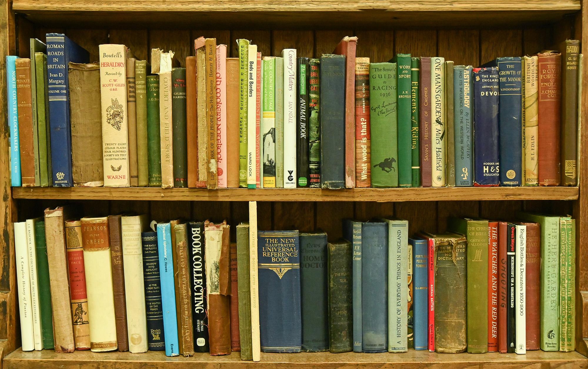 Books.  Miscellaneous general shelf stock, 19th c and later (6 shelves) - Image 2 of 3
