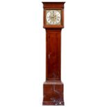 An English walnut eight day longcase clock, Jno Stokeld Lincoln, early 18th c, the case 20th c,