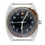 A British Military Issue wristwatch, case back marked Broad Arrow 6BB-6645 99-5238290 1516/76