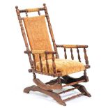 An American rocking chair, c1900