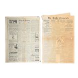 WWI. Newspapers, many 1914, including The Times, Daily Chronicle, Daily Express, Daily News & Leader