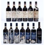 Rizzi Barbaresco, 2017, seven bottles, Volpaia Chianti Classico 2015, six bottles, levels good (13)