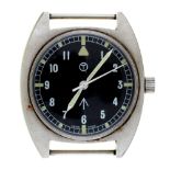A British Military Issue wristwatch, with AS movement, case back marked Broad Arrow 6BB-6645 99-