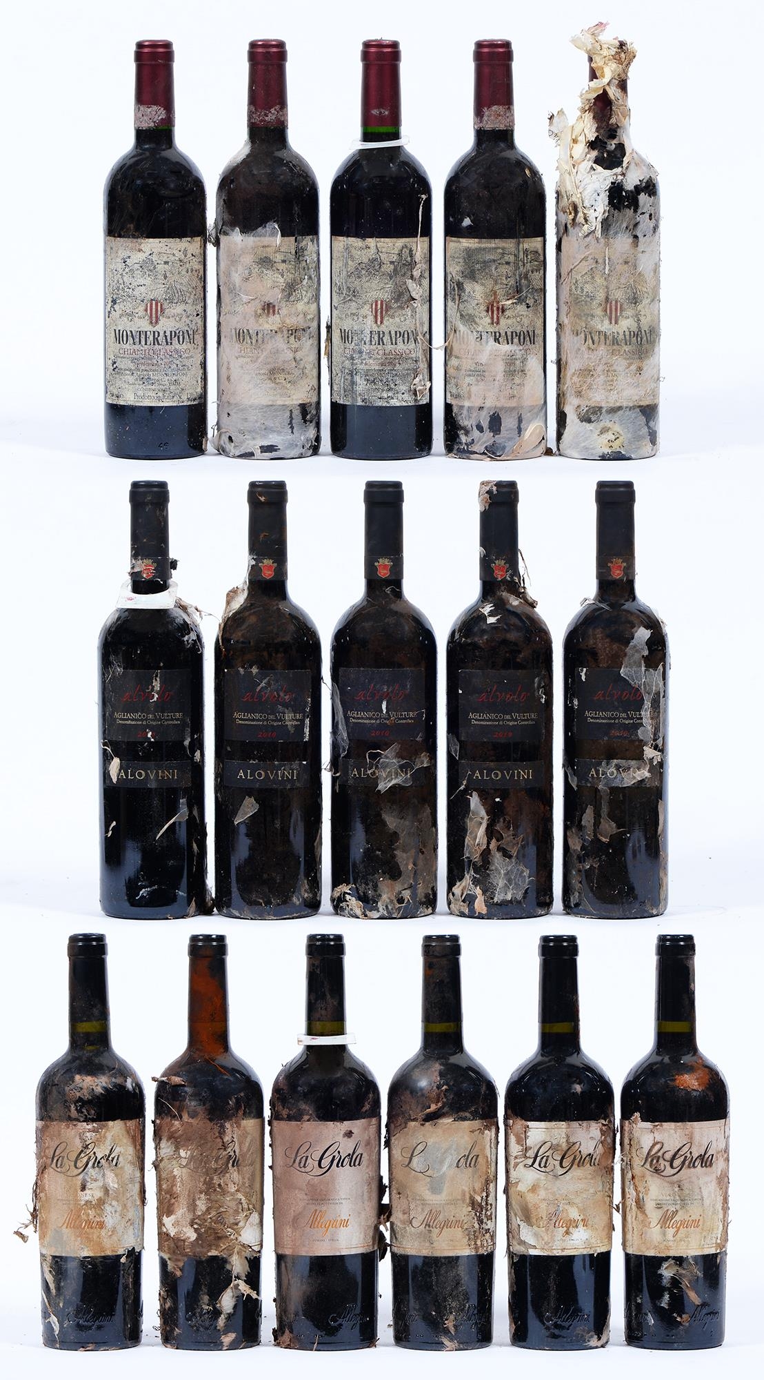 LaGrola Allegrini, 2015, Veronese, six bottles, Montraponi Chianti Classico, 2009, five bottles