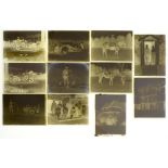 Photographs. An extensive collection of glass negatives, early 20th c, various subjects, half and