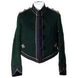 Militaria. Uniform, Robin Hood Rifles Yeomanry Lieutenant Colonel's mess jacket and two