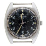 A British Military Issue Hamilton wristwatch, case back marked Broad Arrow 523-8290 W10-6645-99