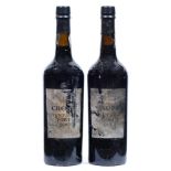 Croft Vintage Port, 2011, two bottles, branded foil capsules, labels poor, levels good