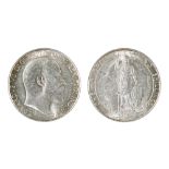 Edward VII, Florin, 1903, almost BU