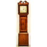 A Victorian mahogany, fruitwood and inlaid thirty hour longcase clock, Nicholas Daventry,  207cm