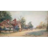 Joseph Hughes-Clayton (fl. 1891-1929) - Withenlane, Oxfordshire; another, two, signed, titled labels