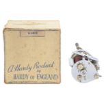 Angling. Hardy Bros England the Elarex multiplying bait casting / spinning reel, in original