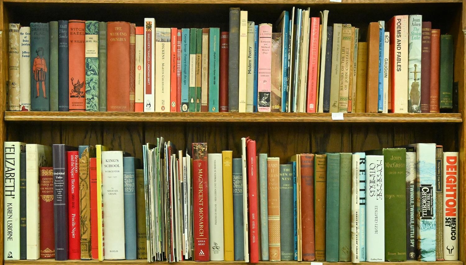 Books. Twenty shelves of 19th/20th c and later general stock, including Playne (Caroline E.), - Bild 7 aus 12