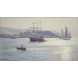 G B P S Lillingston (English, fl. 1871-1899) - The Age of Sail and Steam, signed and dated 12,