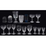 Miscellaneous Victorian rummers and other drinking glass, etc As a lot in good condition