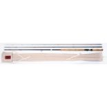 Angling. Hardy Bros England graphite Salar three-piece salmon fly rod, 15ft, cloth pouch Excellent