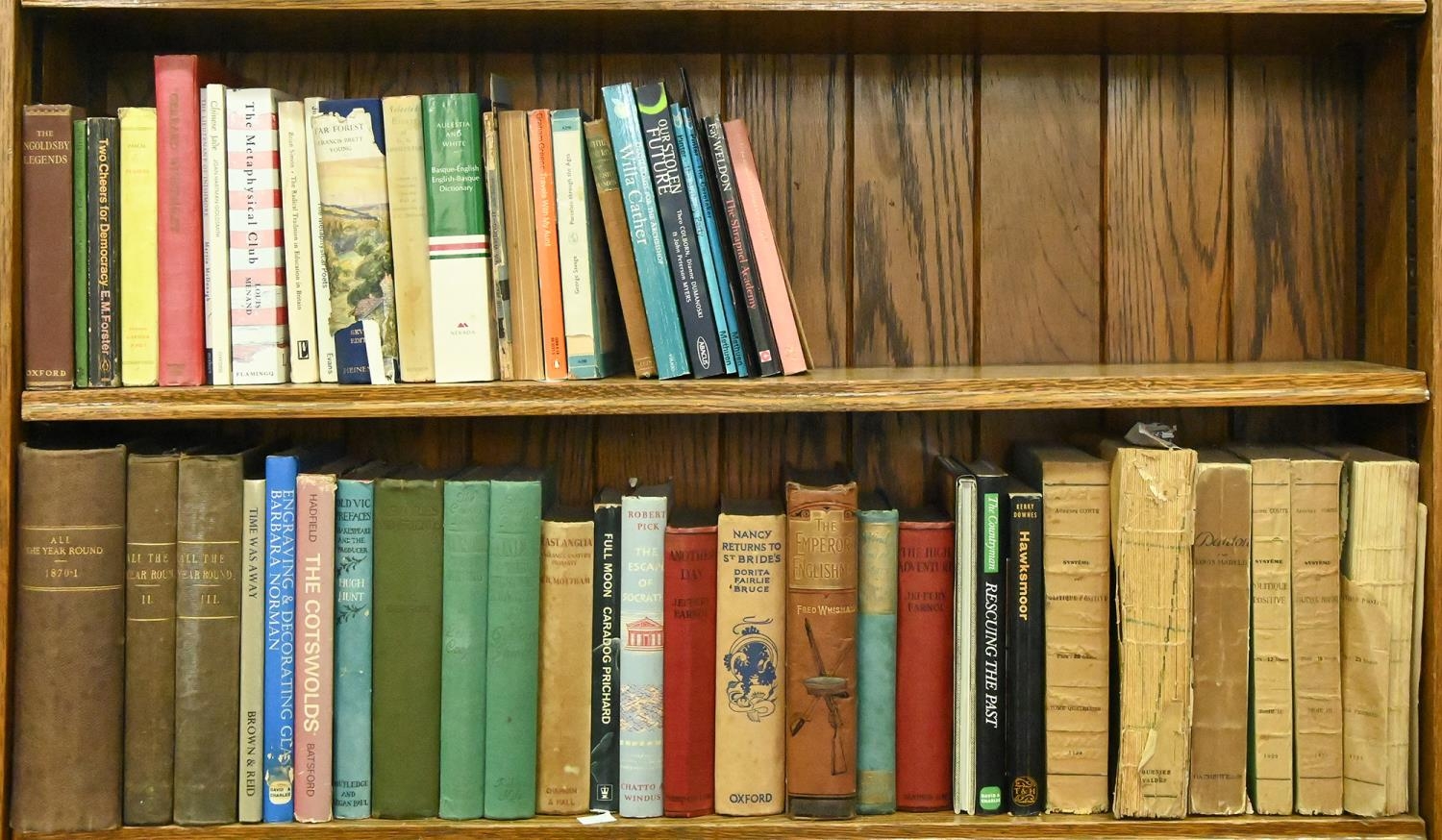 Books. Twenty shelves of 19th/20th c and later general stock, including Playne (Caroline E.), - Bild 2 aus 12