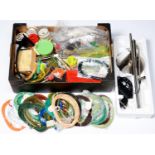Fly fishing. Miscellaneous fly tying equipment and accessories and related terminal tackle, etc