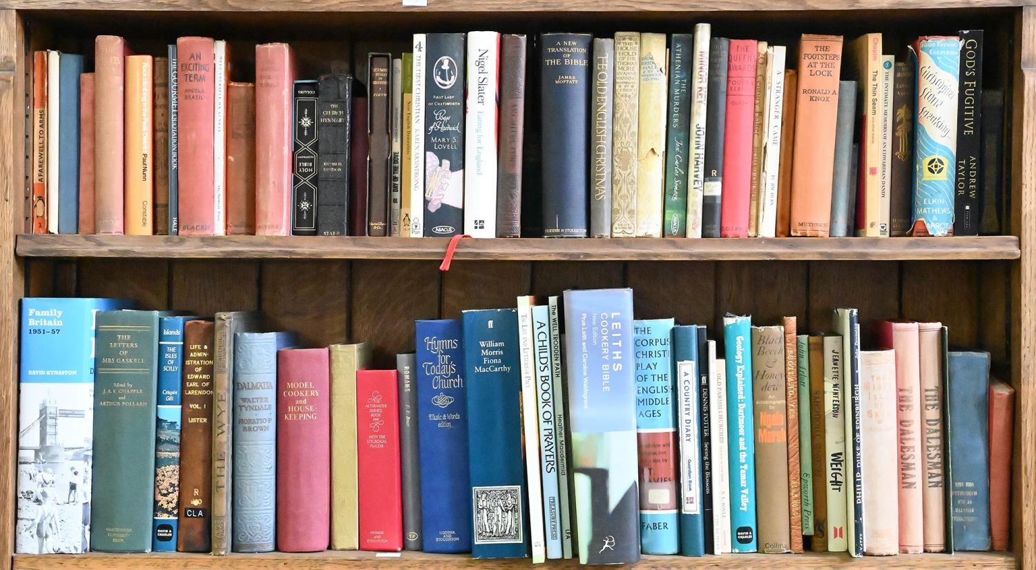 Books. Nine shelves of antiquarian and general stock, including Burke's Peerage, Baronetage &