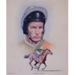 Horse Racing - Lester Piggott (1935-2022), a signed limited edition print, Lester Returns by