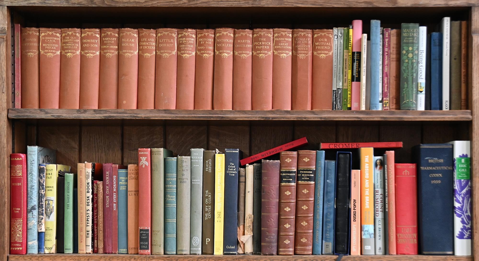 Books. 9 shelves of general stock, including Churchill's A History of English-Speaking People, - Image 5 of 5