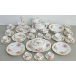 An extensive Royal Crown Derby Posies pattern dinner service, printed marks As a lot in good