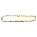 A gold bracelet, 22cm l, marked 585, 12g Good condition