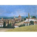 Reginald Geoffrey Allard (1947 - ) - Florence, signed, mixed media, 48.5 x 67.5cm Good