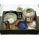 Miscellaneous ceramics, including Chinese