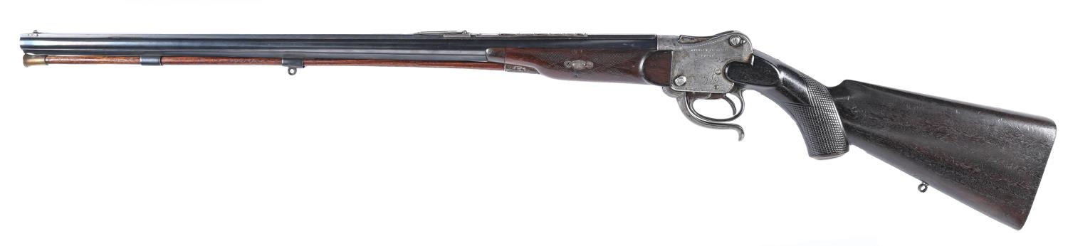 A .450 bore single shot sporting rifle, Westley Richards patent, RIFLE FOR No 2 CASE / HENRY'S - Image 2 of 6