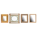 Four various gilt mirrors Good condition