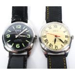 Two vintage Oris gentleman's manual wind wristwatches,