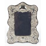 Silver mounted picture frame, hallmarked London, 1987, maker's marks for Keyford Frames, Ltd,