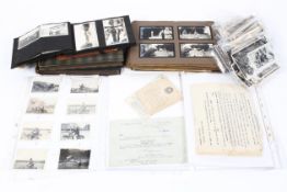 A collection of early 20th Century and WWI related ephemera and photographs,