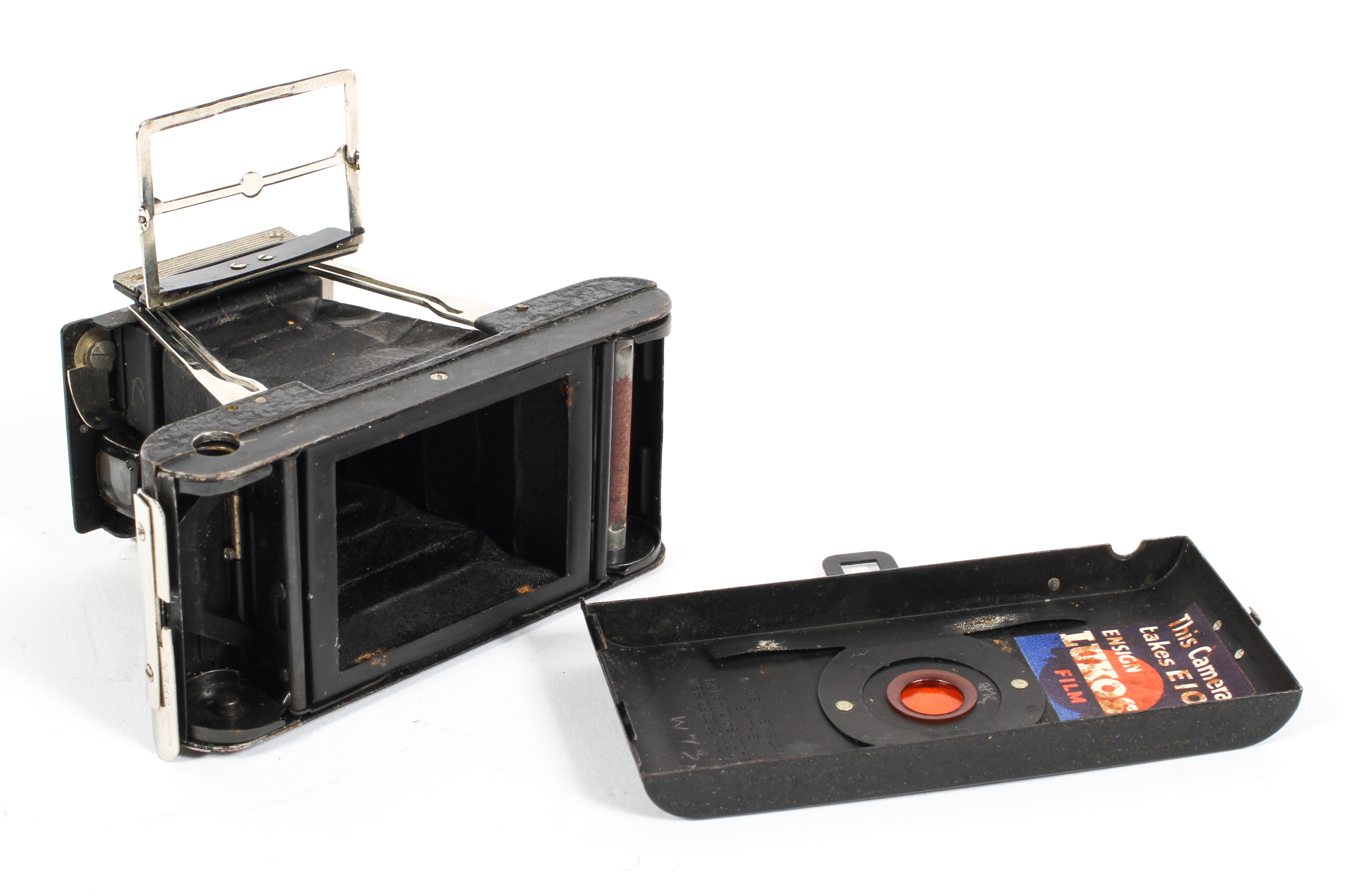 A Houghton Butcher Ensign Midget film camera, circa 1930, - Image 2 of 3