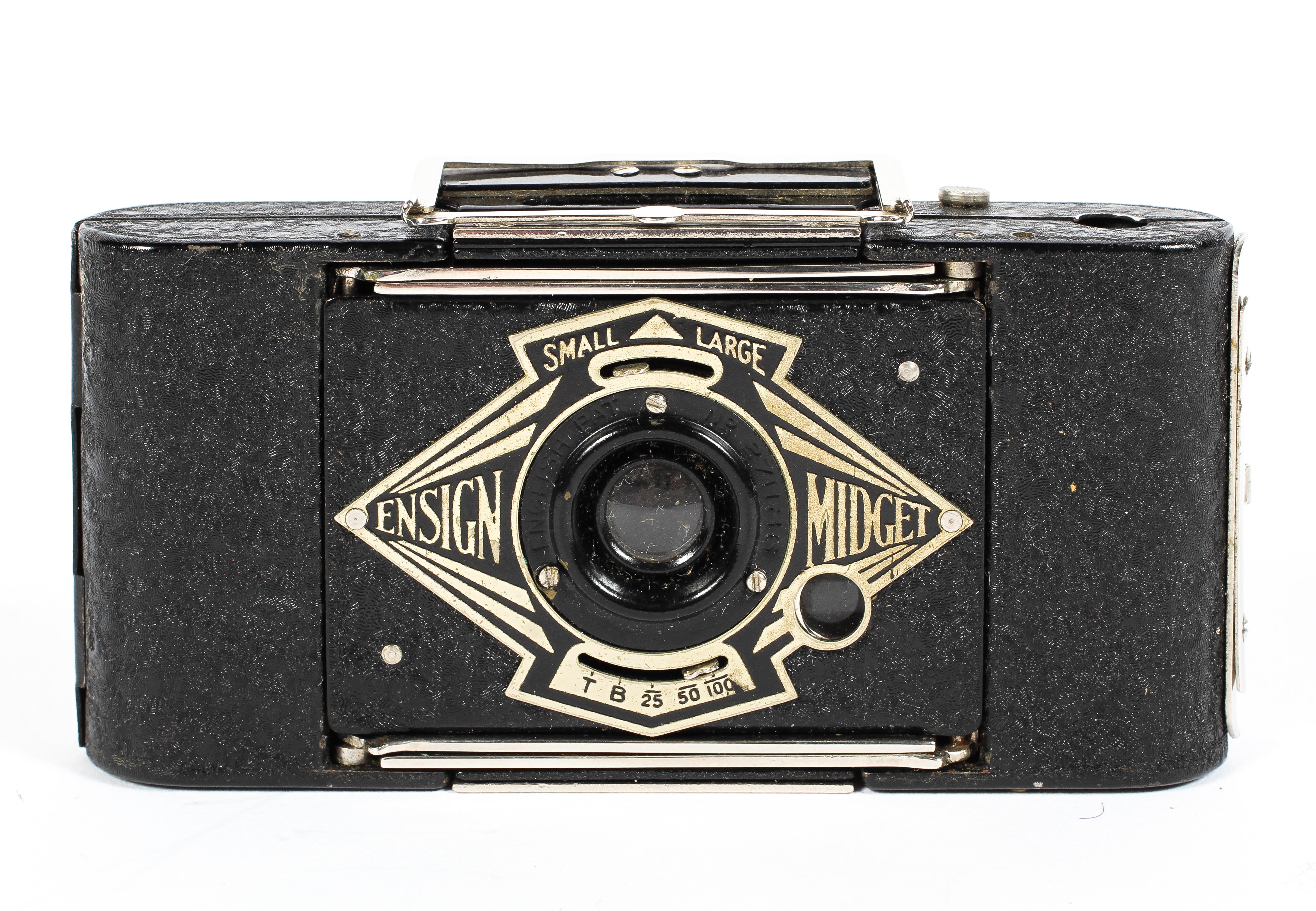 A Houghton Butcher Ensign Midget film camera, circa 1930, - Image 3 of 3