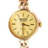 A ladies' 9ct gold Record de lux cocktail watch,