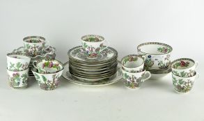 A Coalport part tea and dinner service in the 'Indian Tree' pattern,