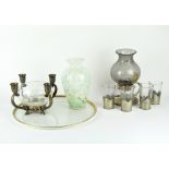 A collection of Victorian and later glassware and ceramics,