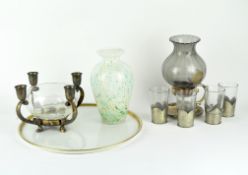 A collection of Victorian and later glassware and ceramics,