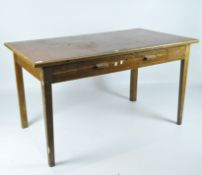 An early/mid-20th century desk with single drawer,