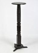 A Victorian mahogany torchere stand,