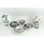 A collection of Eastern European ceramics,