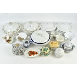 A group of kitchen ceramics, to include five tureens by Booths and others, jugs,