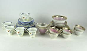 A Paragon and a Czechoslovakian part tea services