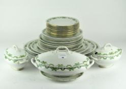 An Alfred B Pearce part dinner service,