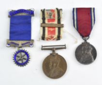 Three 20th century medals, comprising a Post President (Rotary International) medal,